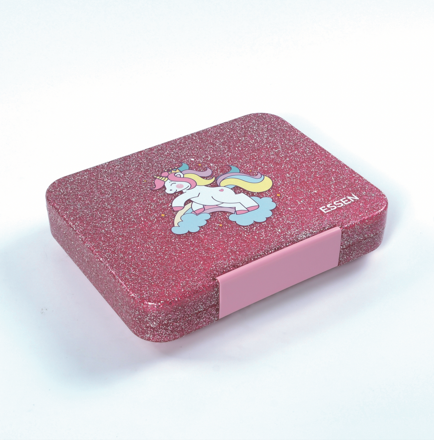 Essen Bento Large Lunch Box - Sparkle Pink Unicorn